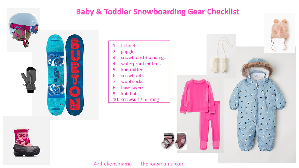 Toddler Snowboarding Gear Checklist and Tips