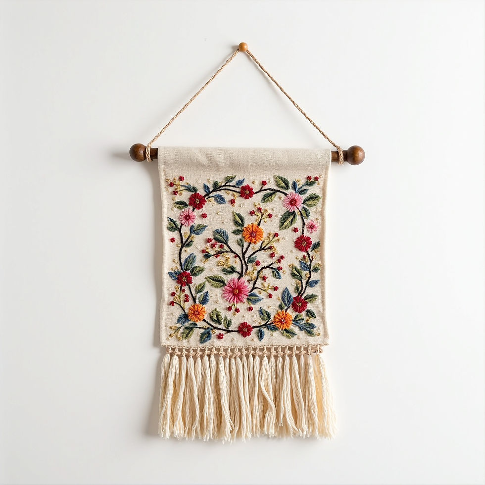 Embroidered Wall Hanging