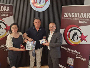 KARDEŞKENT ZİYARETİ: ZONGULDAK HEYETİ, AVRUPA ZONGULDAKLILAR DERNEĞİ’NDE!