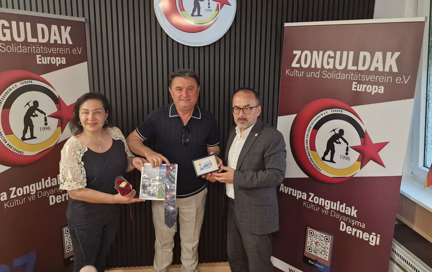 KARDEŞKENT ZİYARETİ: ZONGULDAK HEYETİ, AVRUPA ZONGULDAKLILAR DERNEĞİ’NDE!