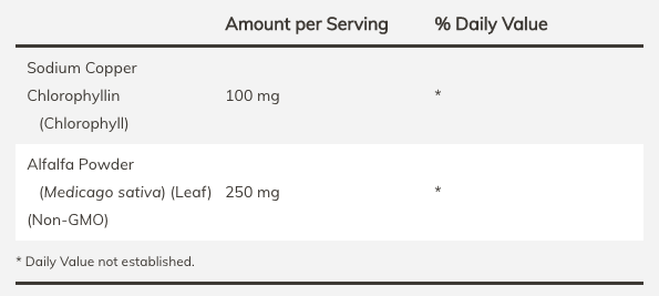 Thumbnail: Chlorophyll 100 mg Veg Capsules