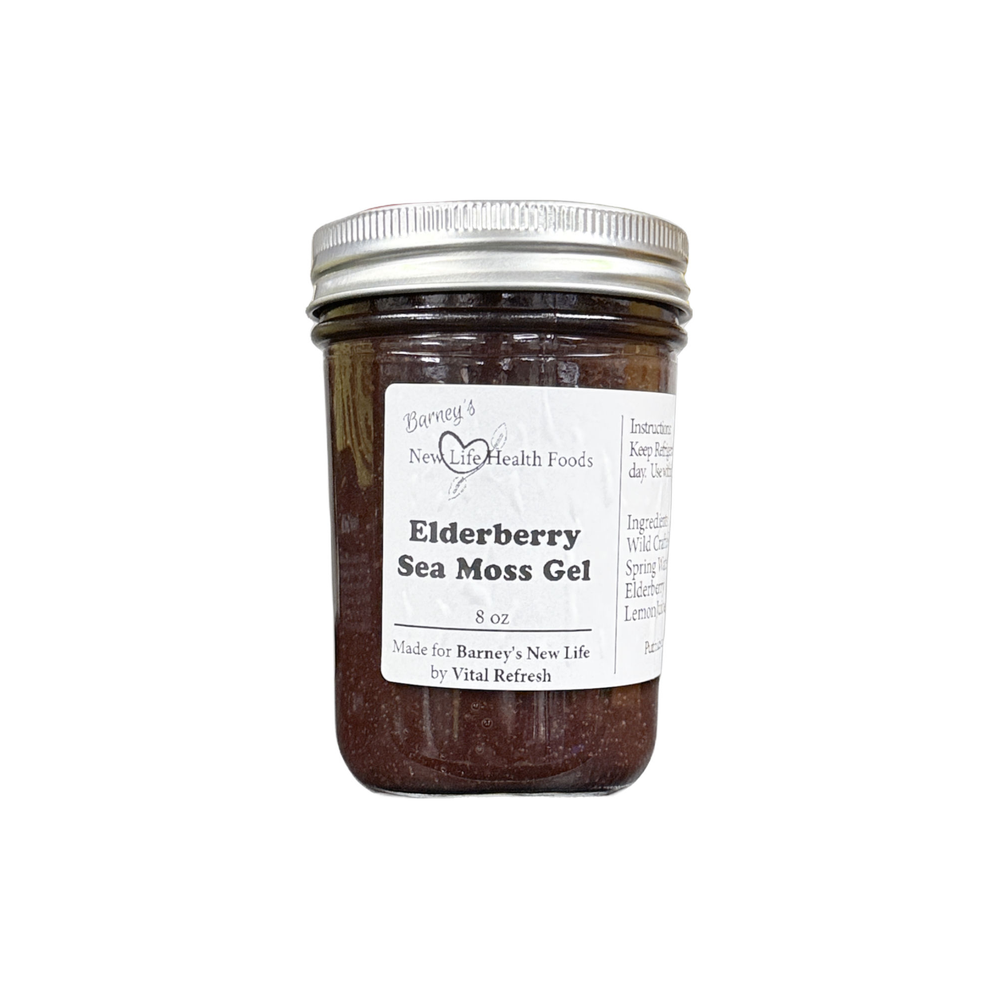 Elderberry Sea Moss Gel, 8 oz