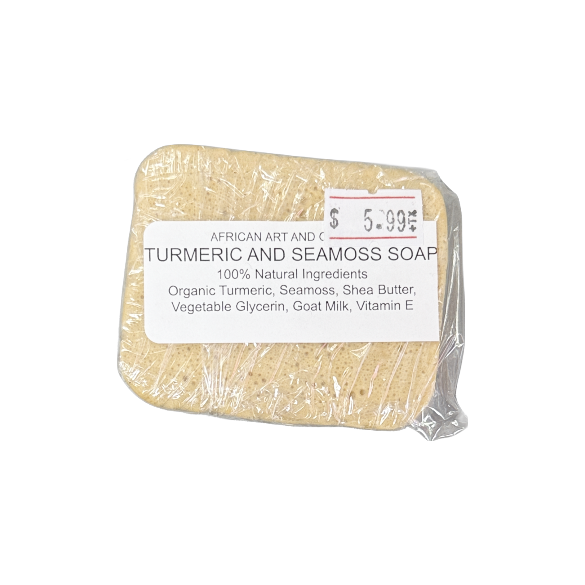 Sea  Moss & Turmeric Bar Soap