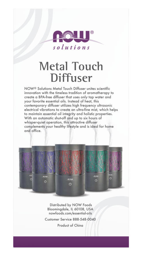 Thumbnail: Metal Touch Ultrasonic Oil Diffuser