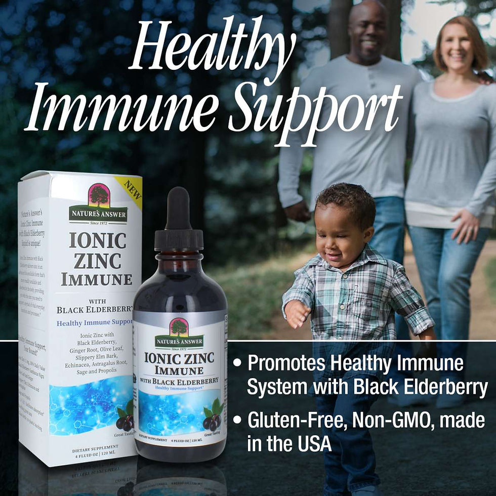 Thumbnail: Ionic Zinc Immune with Black Elderberry Liquid 4oz