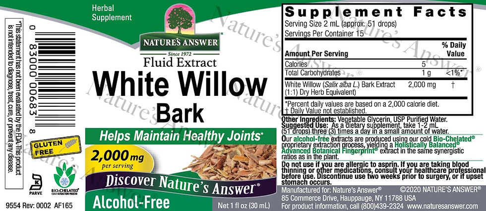 Thumbnail: White Willow Bark Extract AF 1 oz