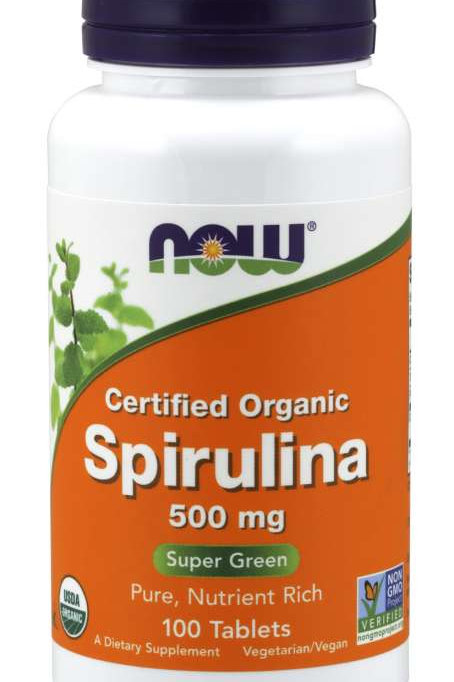 Spirulina 500 mg Tablets, Organic