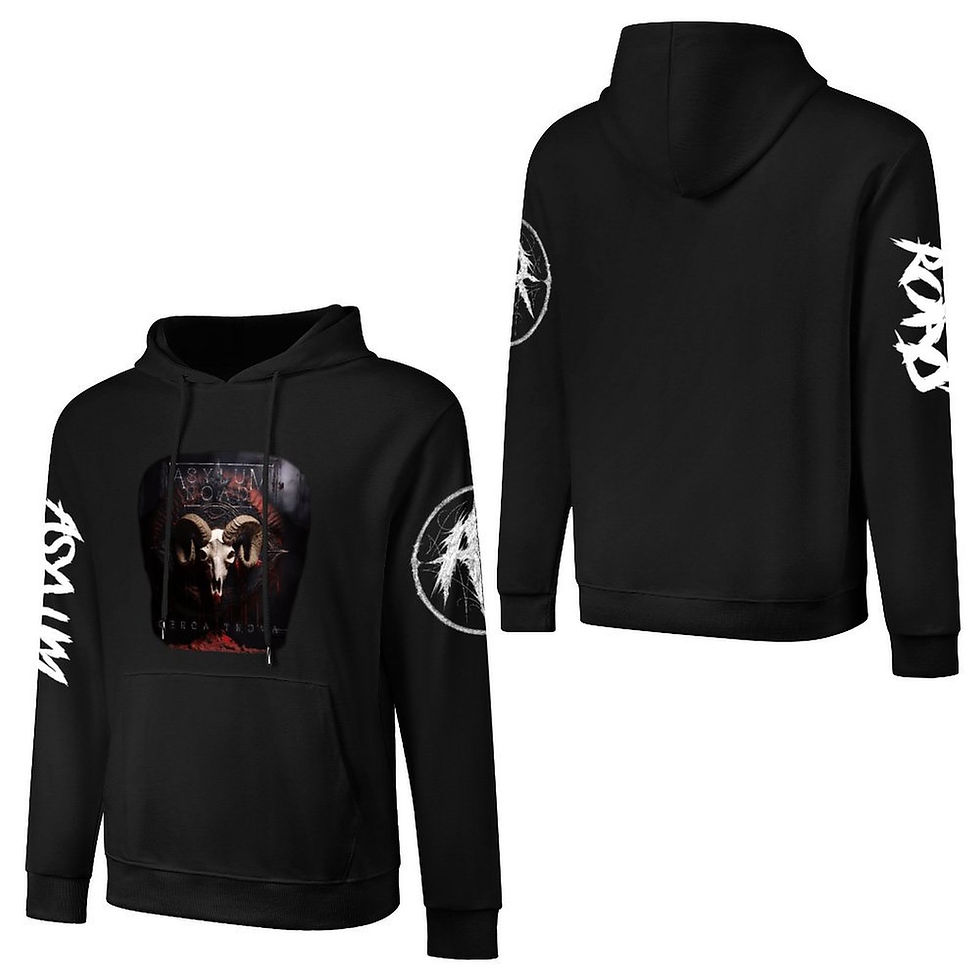 ASYLUM ROAD CERCA Unisex Cotton Hooded Sweatshirt