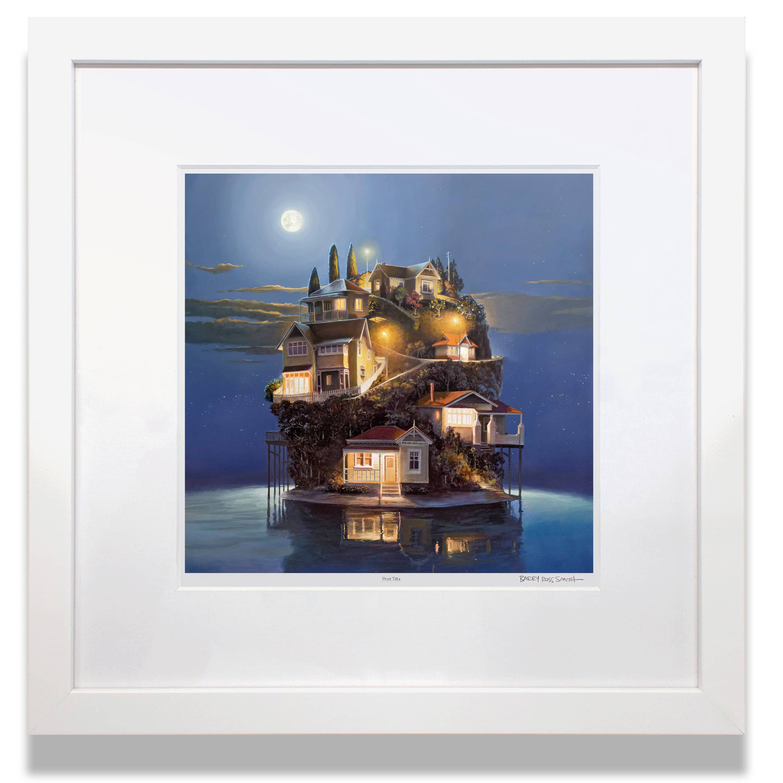 A Night on the Town - Medium Framed Print (Blemished)