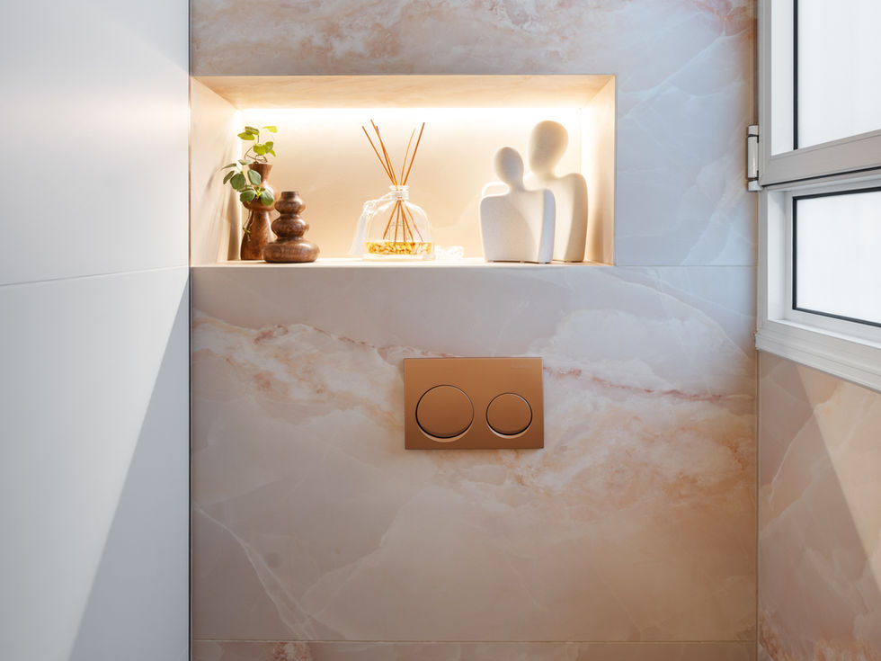 עיצוב שירותי אורחים קטנים מבית עוז קרמיקה 