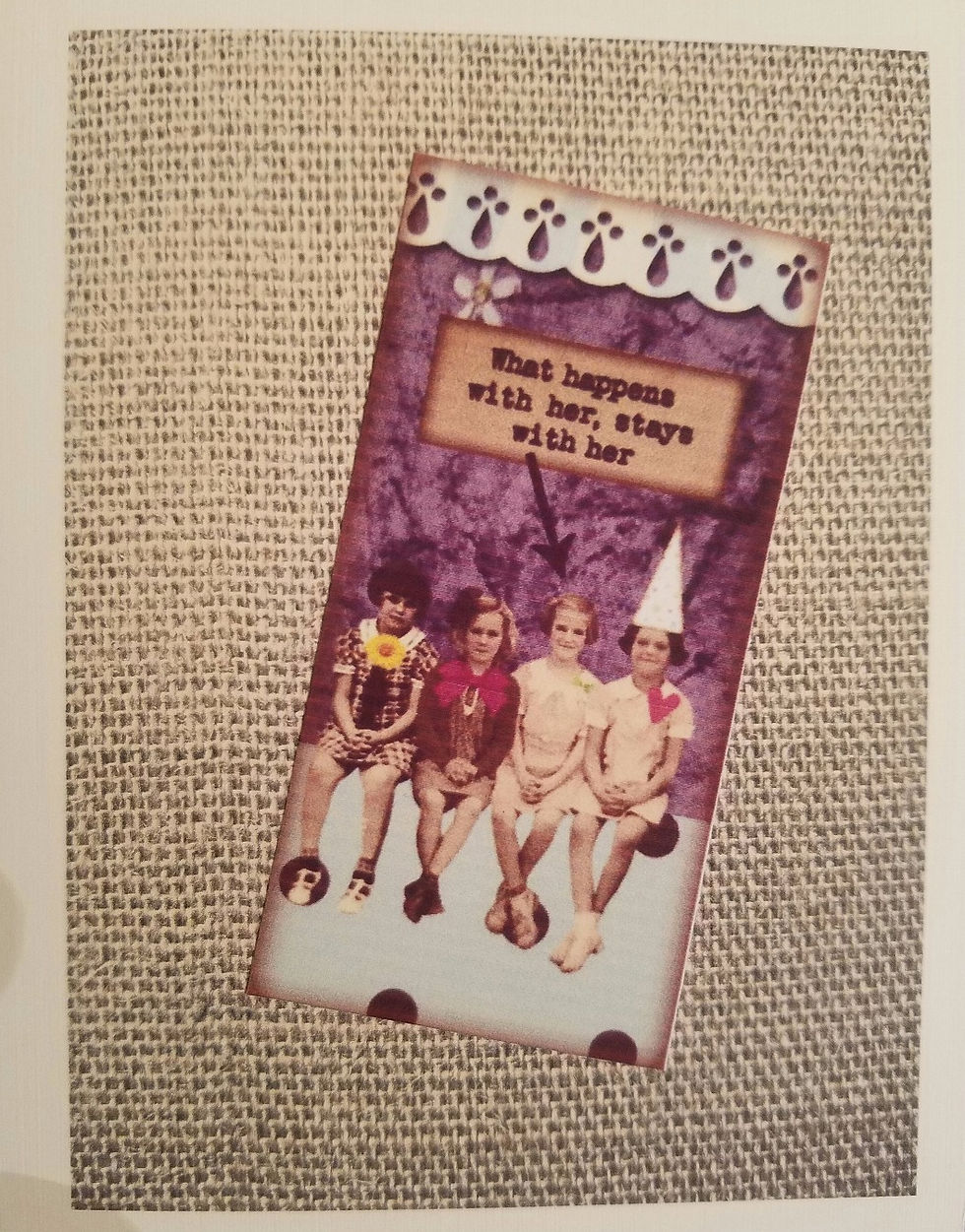 Altered Art BFF Stays with Her