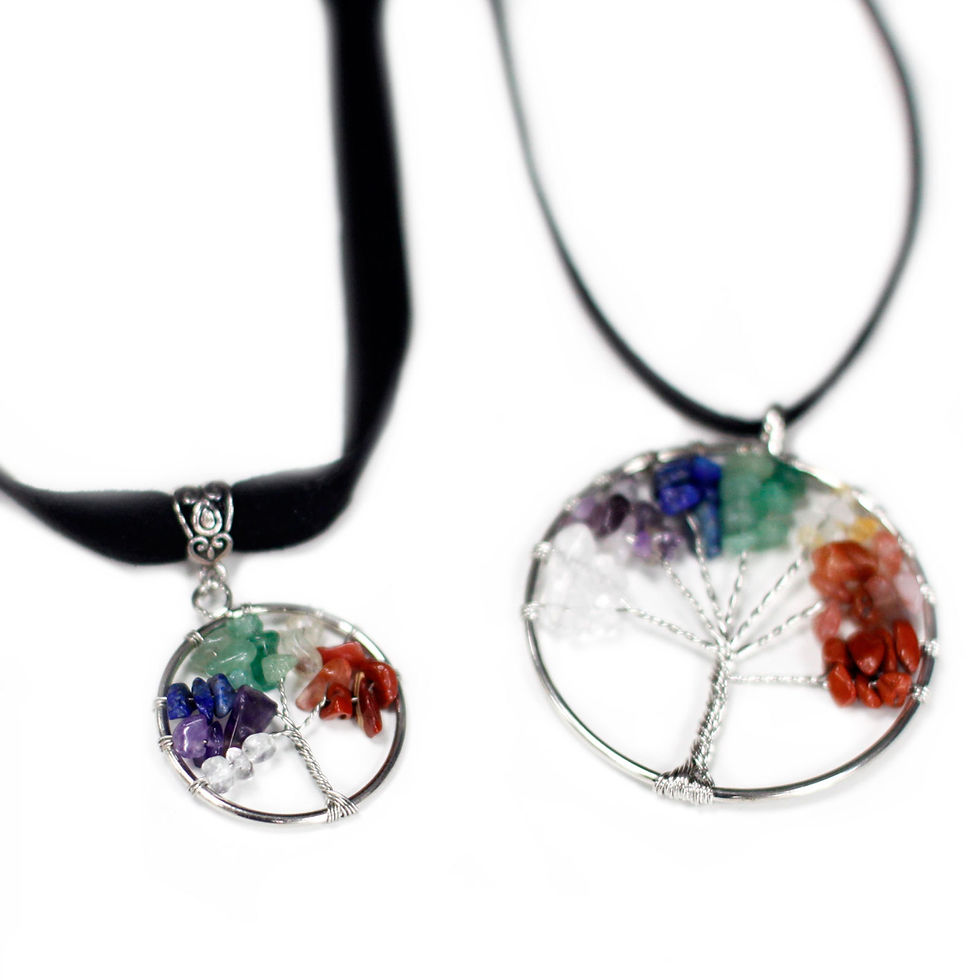 Thumbnail: Chakra Tree of Life Necklace - Large