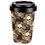 Thumbnail: ECO Skull and Roses Bamboo Biodegradable Screw Top Travel Mug