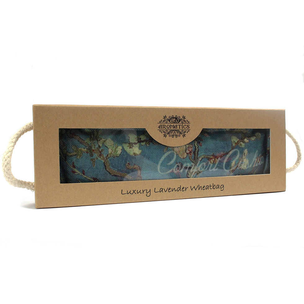 Luxury Lavender Wheat Bag in Gift Box -Blossom