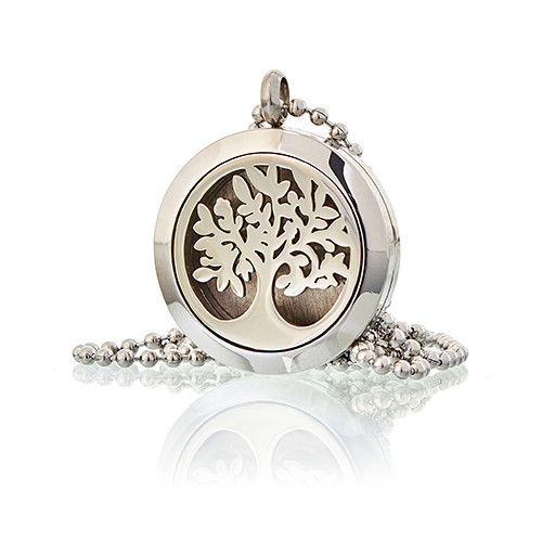 Thumbnail: Aromatherapy Diffuser Necklace - Tree of Life 25mm