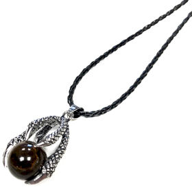 Dragon Claw Pendant - Tiger Eye