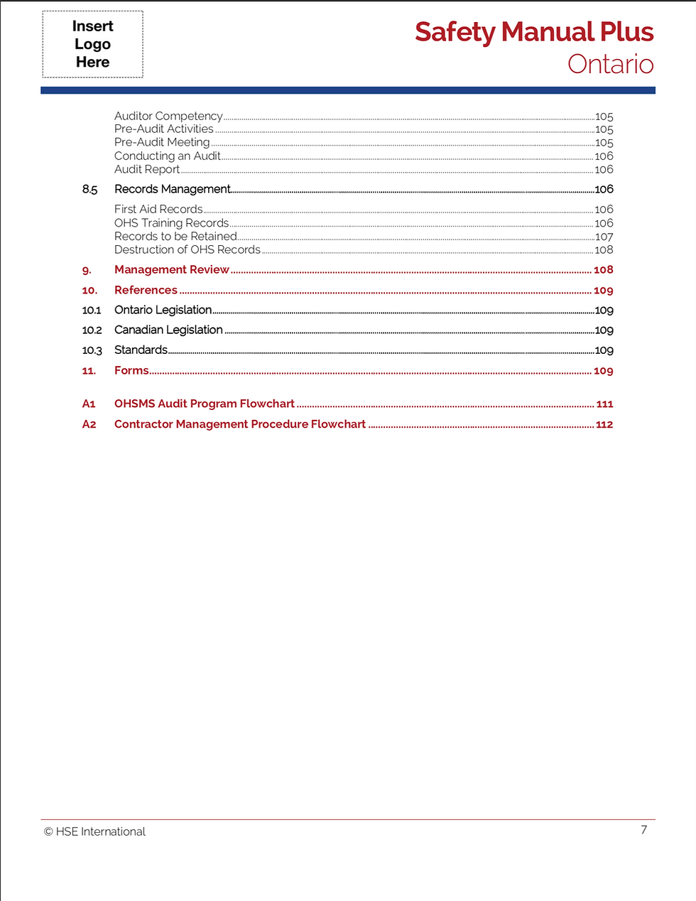 Miniature : Ontario Safety Manual Plus