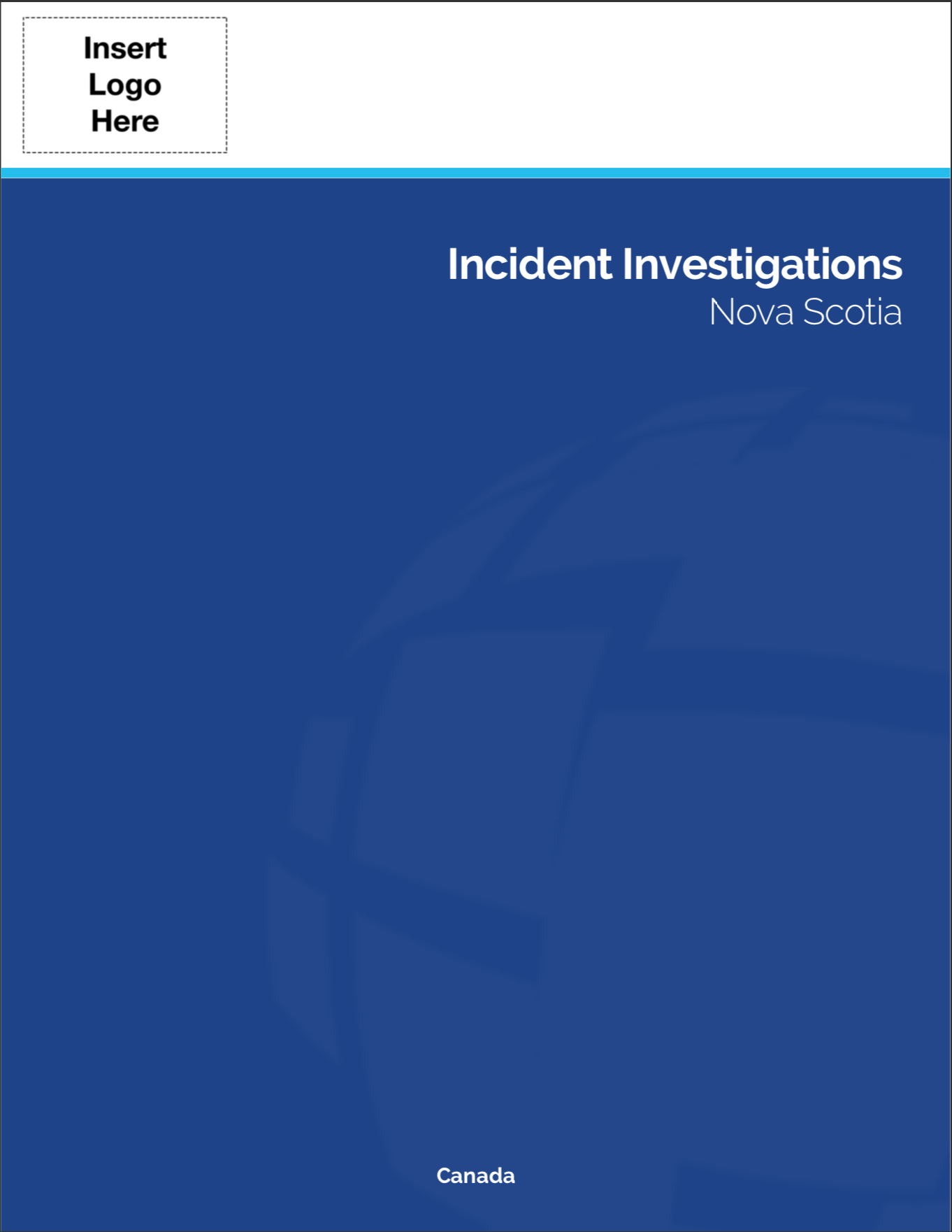 Nova Scotia Incident Investigation Pack