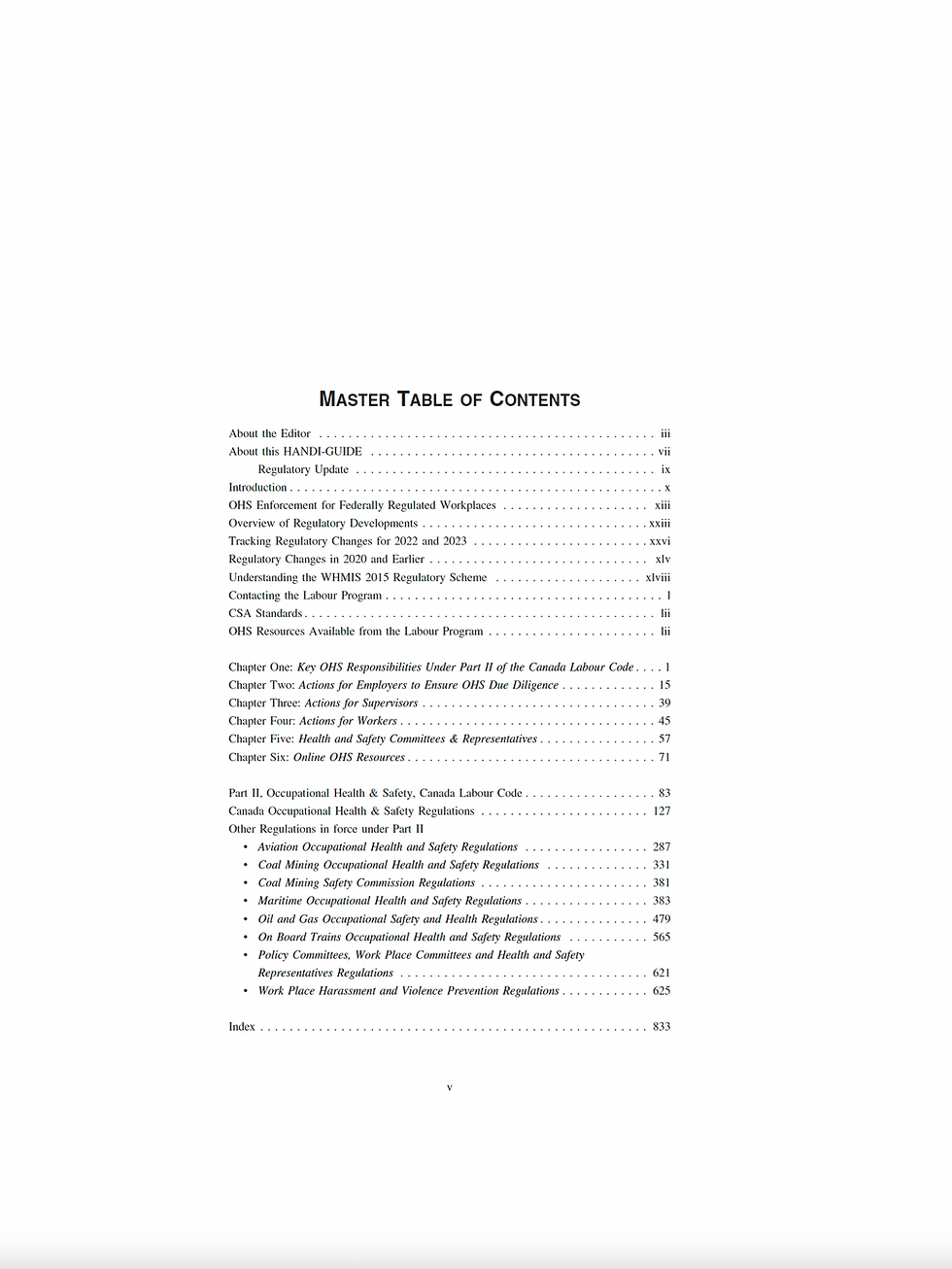 Miniatura: Canadian Federal Handi-Guide 2025