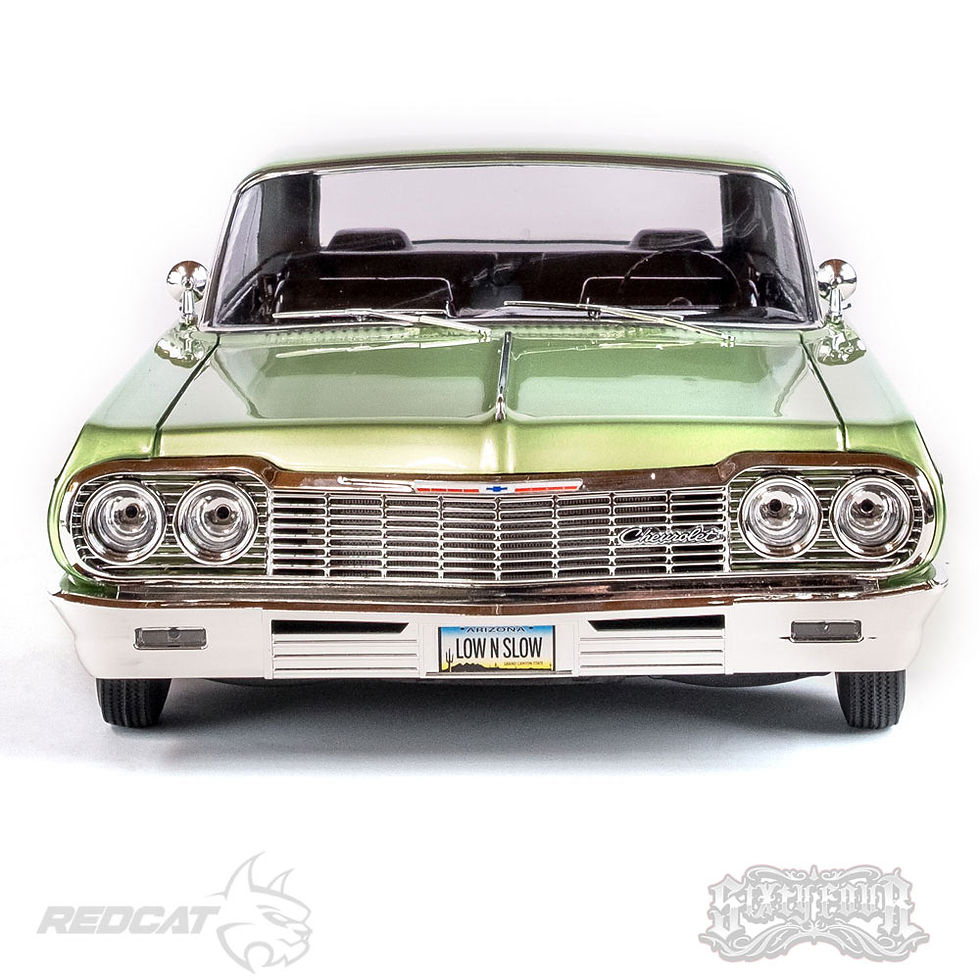 Thumbnail: 1964 CHEVROLET IMPALA SS Lowrider - Green Kandy & Chrome Edition!