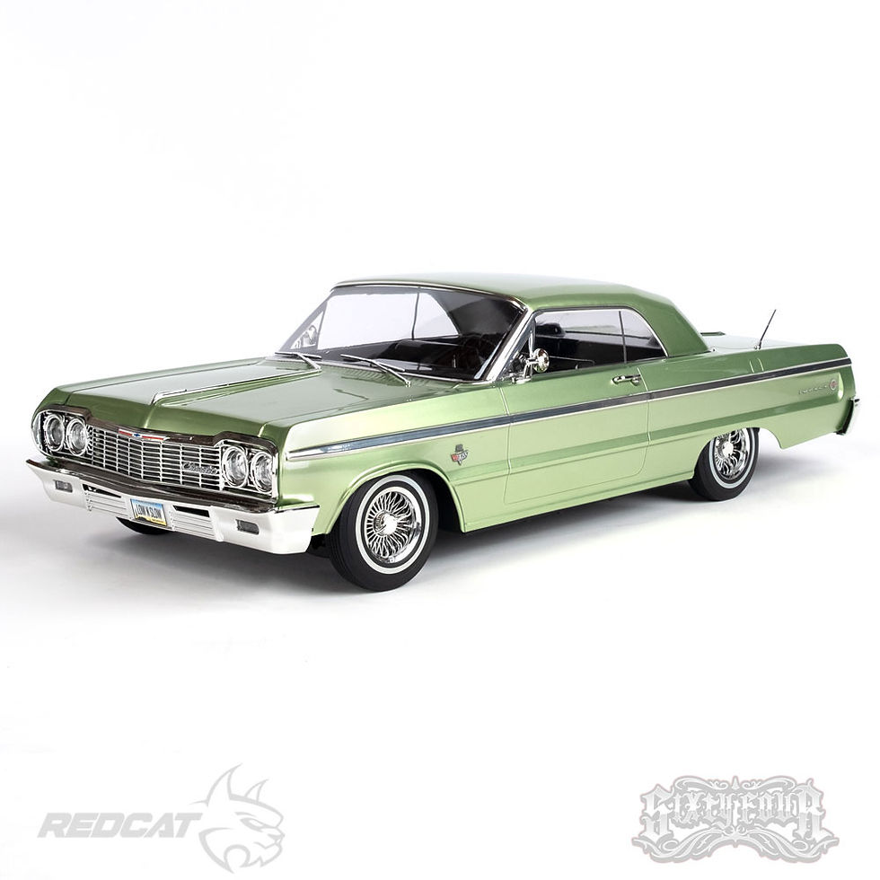 Thumbnail: 1964 CHEVROLET IMPALA SS Lowrider - Green Kandy & Chrome Edition!