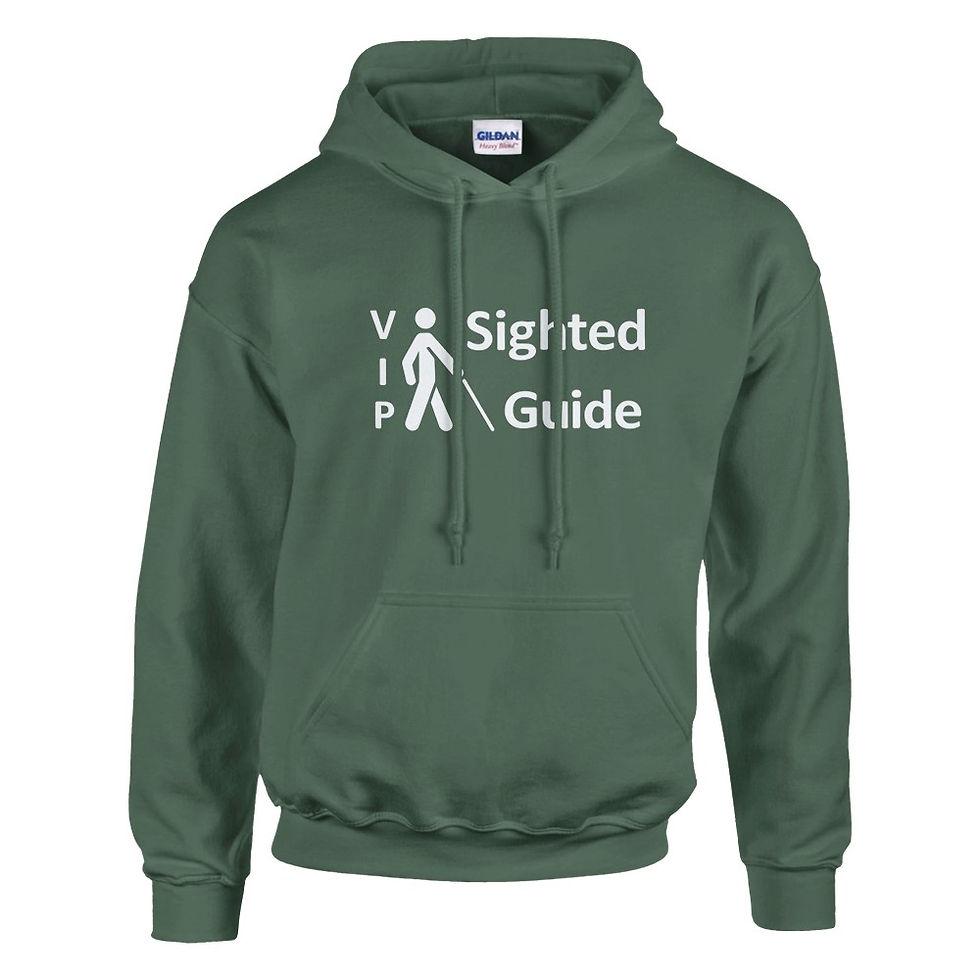 Thumbnail: Sighted Guide Hoodie (White Logo)