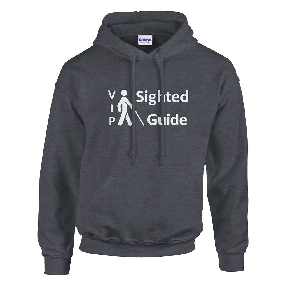 Thumbnail: Sighted Guide Hoodie (White Logo)