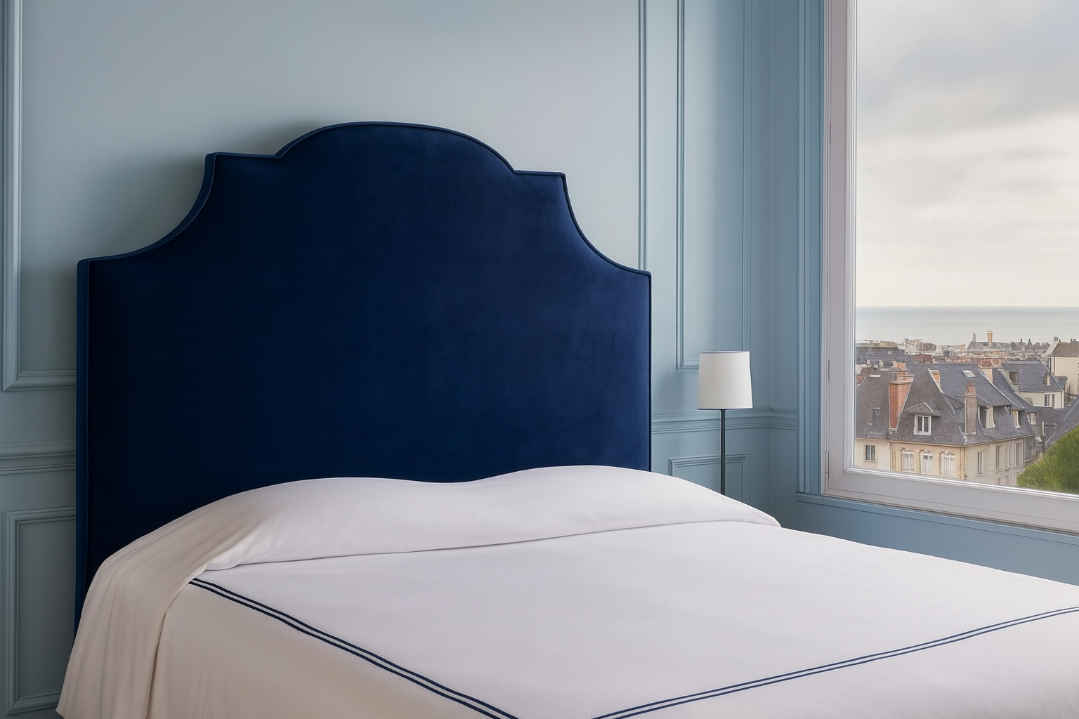 HOUSSE DE COUETTE CHAMPS DEAUVILLE PERCALE 300FILS /
