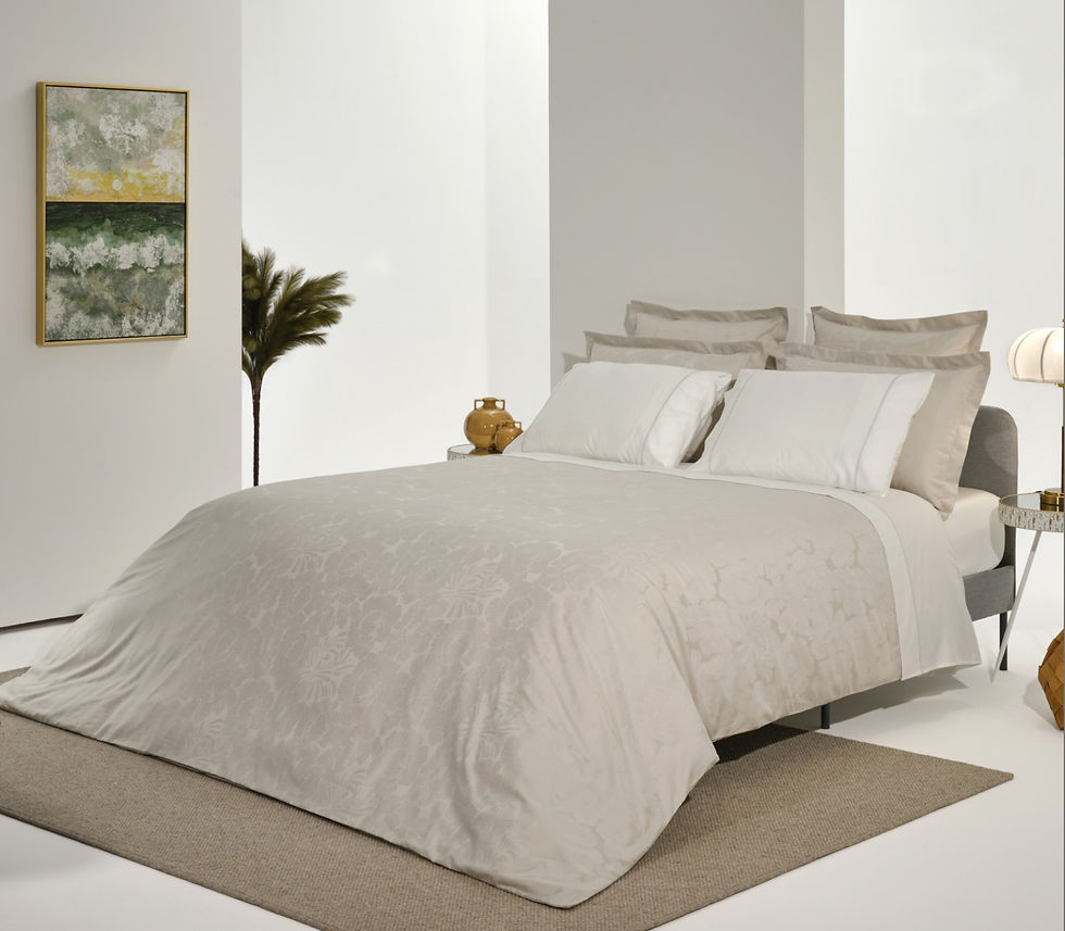 Miniatura: Housse de Couette Baume jacquard de coton