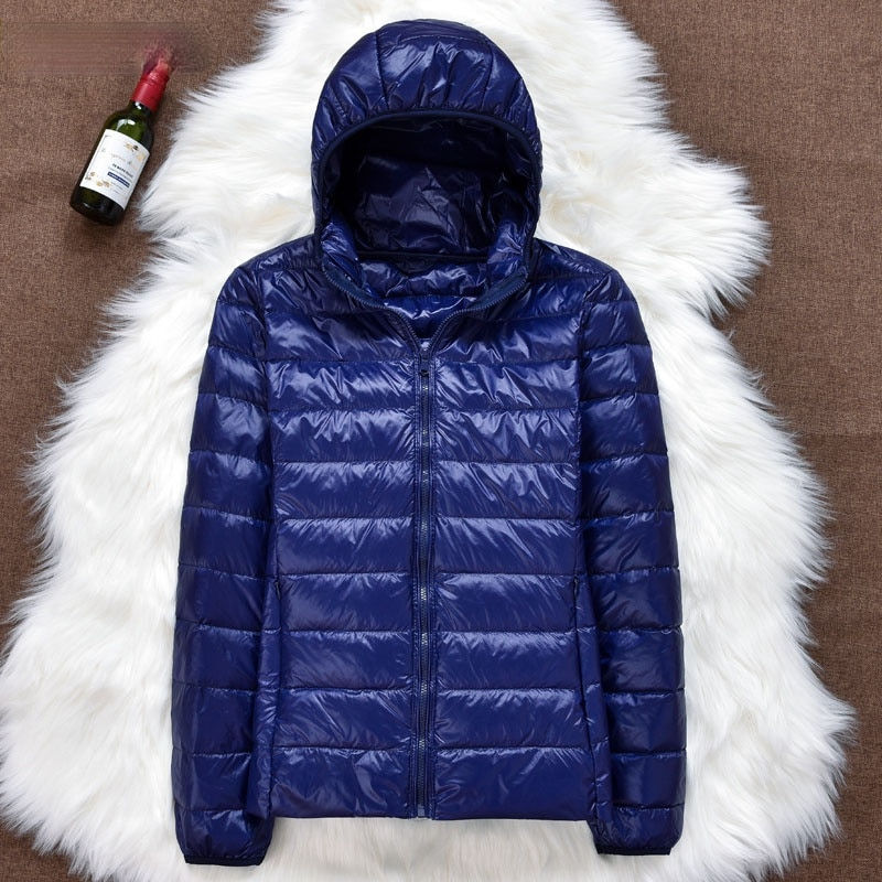 Thumbnail: Autumn Women Ultralight Thin Down Jacket 90% White Duck Down 