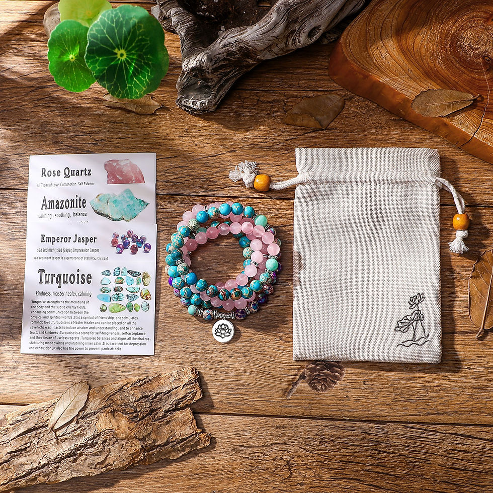 Thumbnail: 108 Mala Bracelet Women's Accessories Natural Stone Jewelry Dropshipping