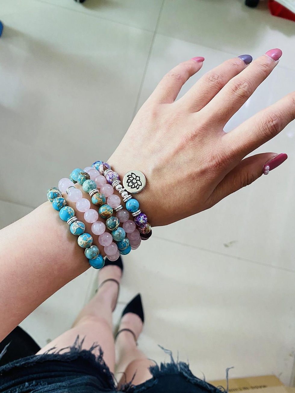 Thumbnail: 108 Mala Bracelet Women's Accessories Natural Stone Jewelry Dropshipping