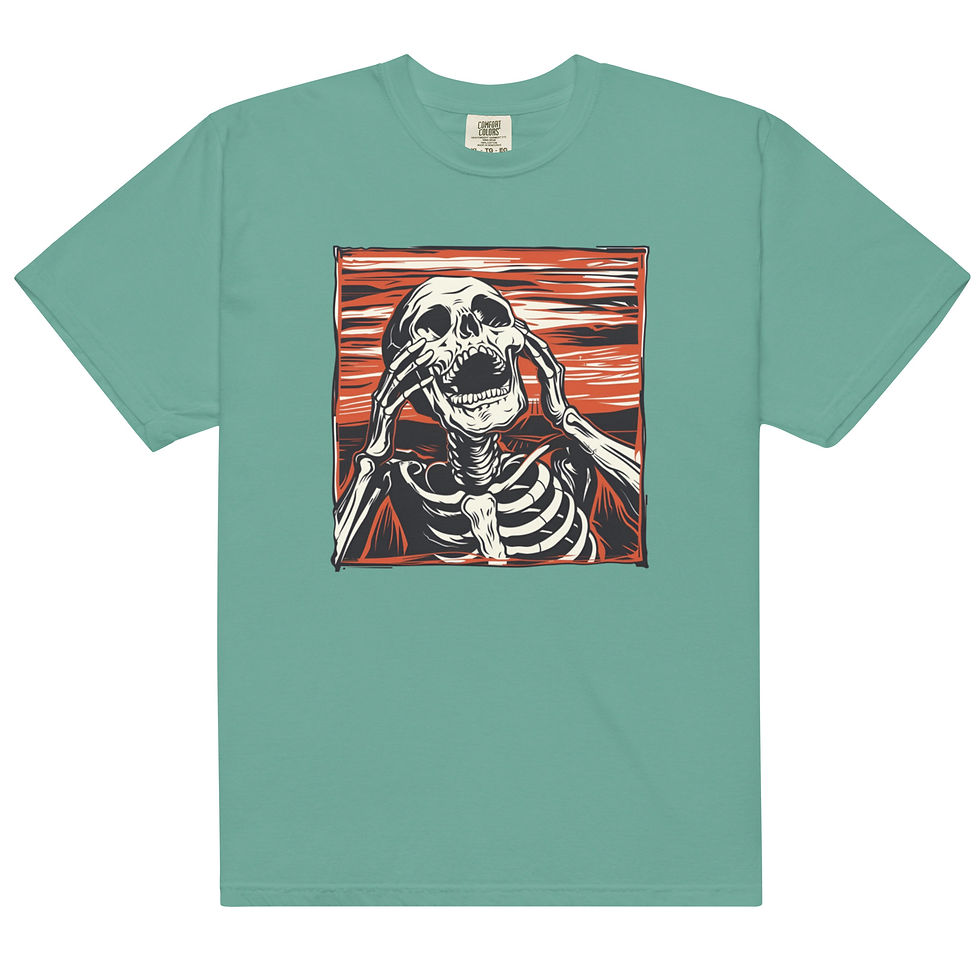 Thumbnail: GNAR Scream Skeleton T-shirt