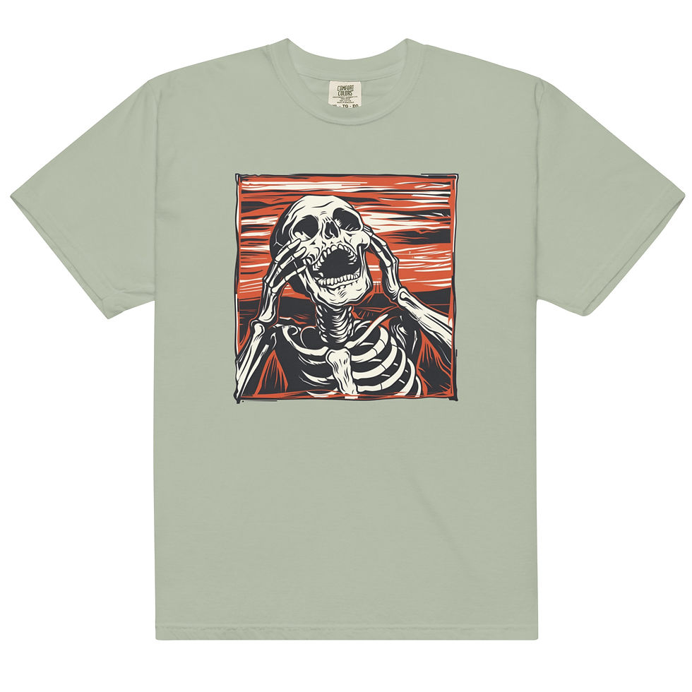 Thumbnail: GNAR Scream Skeleton T-shirt