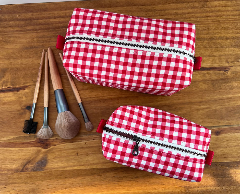 Thumbnail: Cotton Boxy Makeup Bags