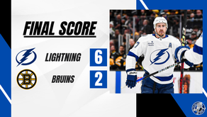 Green Line: Lightning Snap Losing Streak with 6-2 Win Over Boston