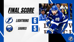 Rodeo: Lightning Beat Sabres 6-5 in Wild Game