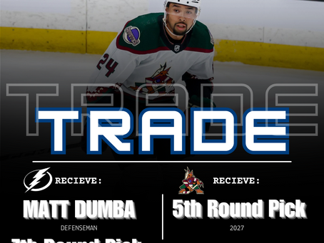 Lightning Beat the Buzzer, Beef Up Defense with Acquisition of Matt Dumba