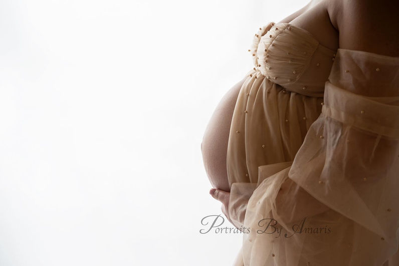 Studio maternity silhouette