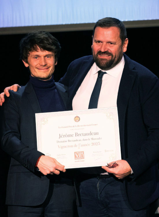 Jerome Bretaudeau tại lễ vinh danh Winemaker of The Years 2025