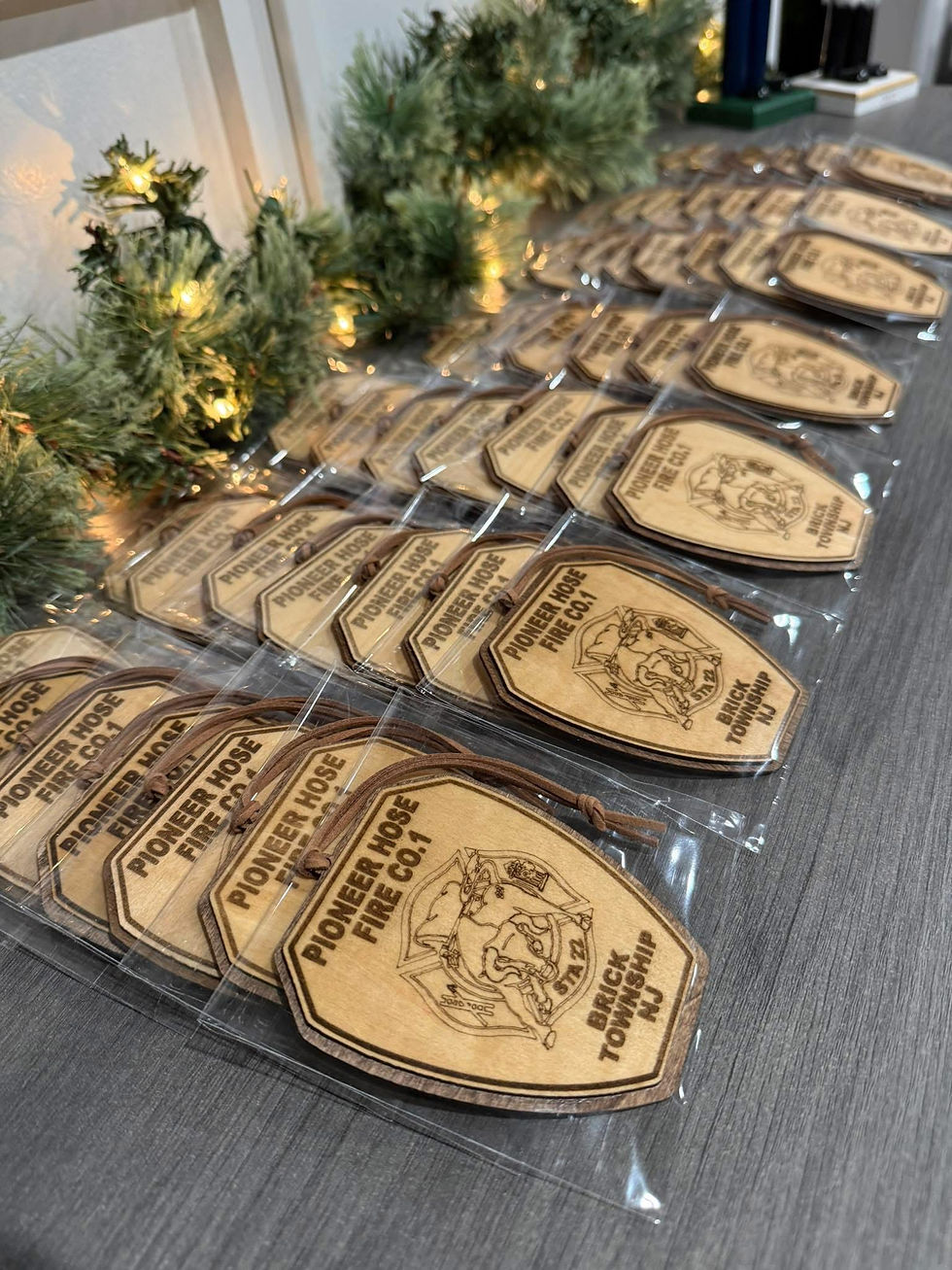 Thumbnail: Custom Wood Ornaments