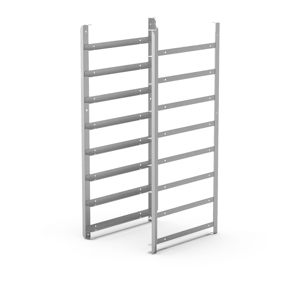 UNOX Lateral supports 8 trays - 94 mm pitch XUC154