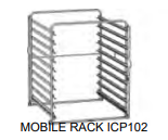 Rational - Mobile Oven Rack / Run-In Rail - ICP102 | CHES online