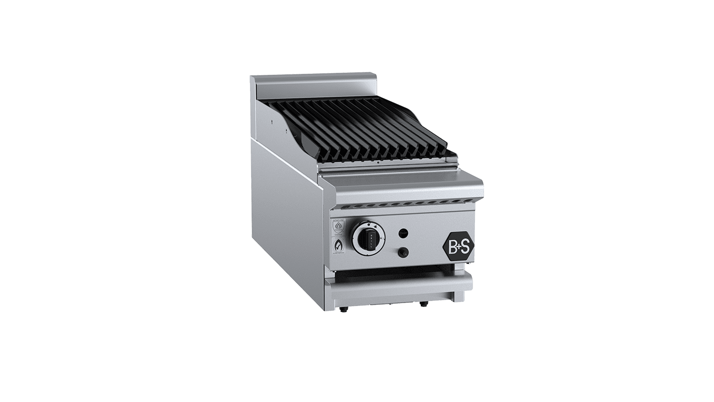 B+S Black -Char Broilers – Char Broiler 300mm Bench Mounted CBR-3BM