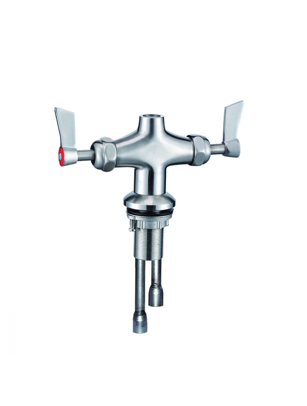 3Monkeez-Guardian-Stainless Steel Dual Hob Mounted Tap Body