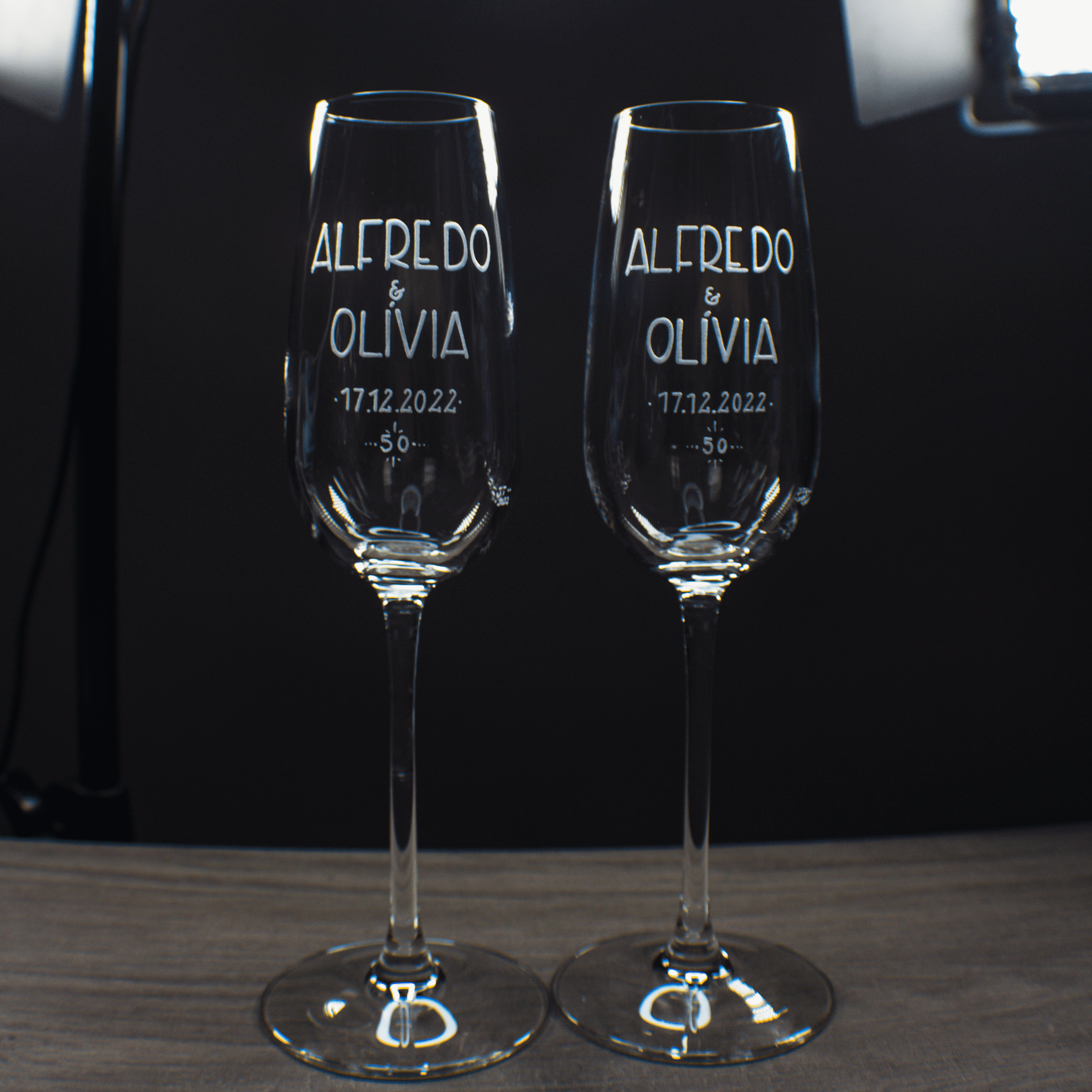 Conjunto bodas com nomes + data + número