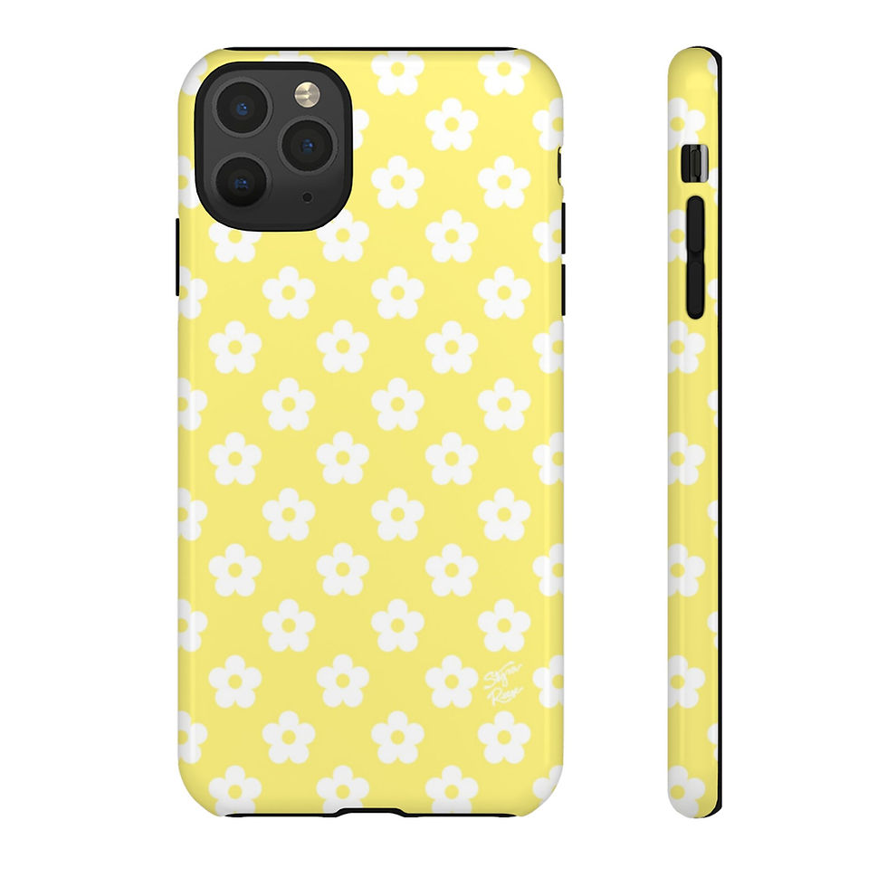 Thumbnail: Yellow Polka Flower Phone Case