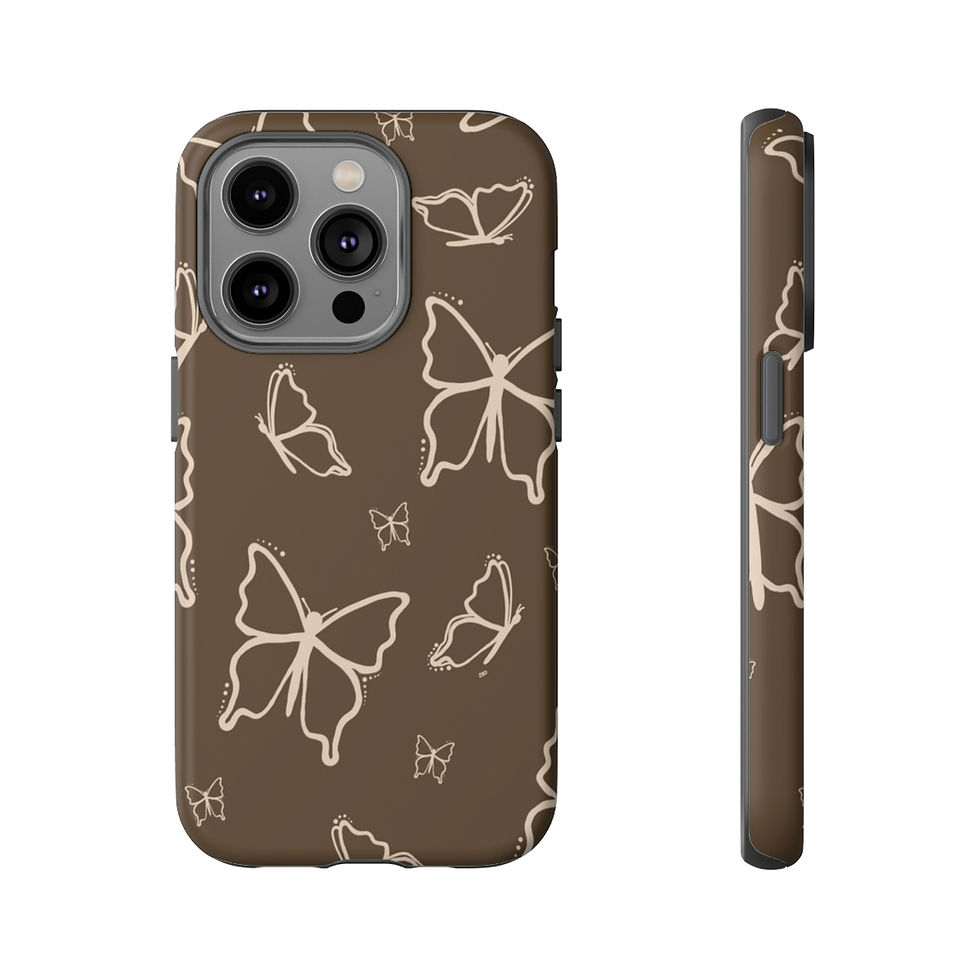 Thumbnail: Brown Butterflies Phone Case
