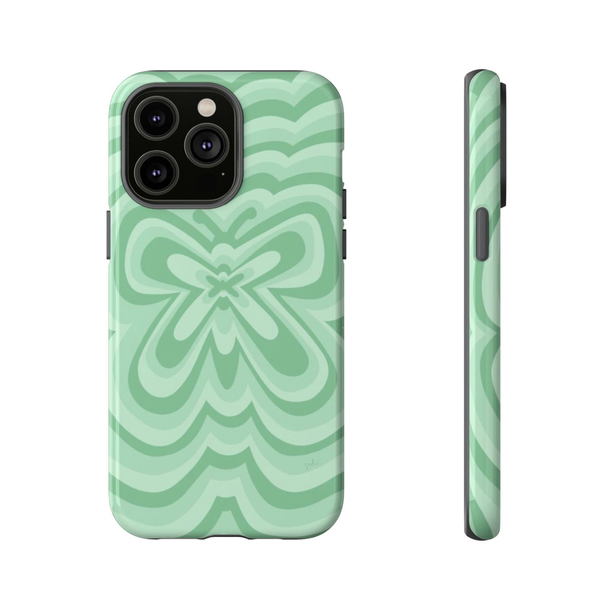 Sage Butterfly Phone Case