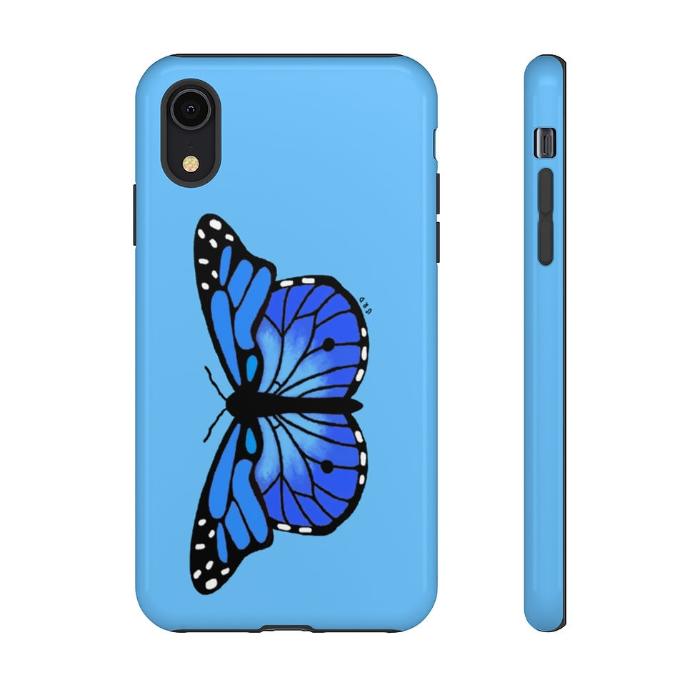 Thumbnail: Blue Monarch Phone Case